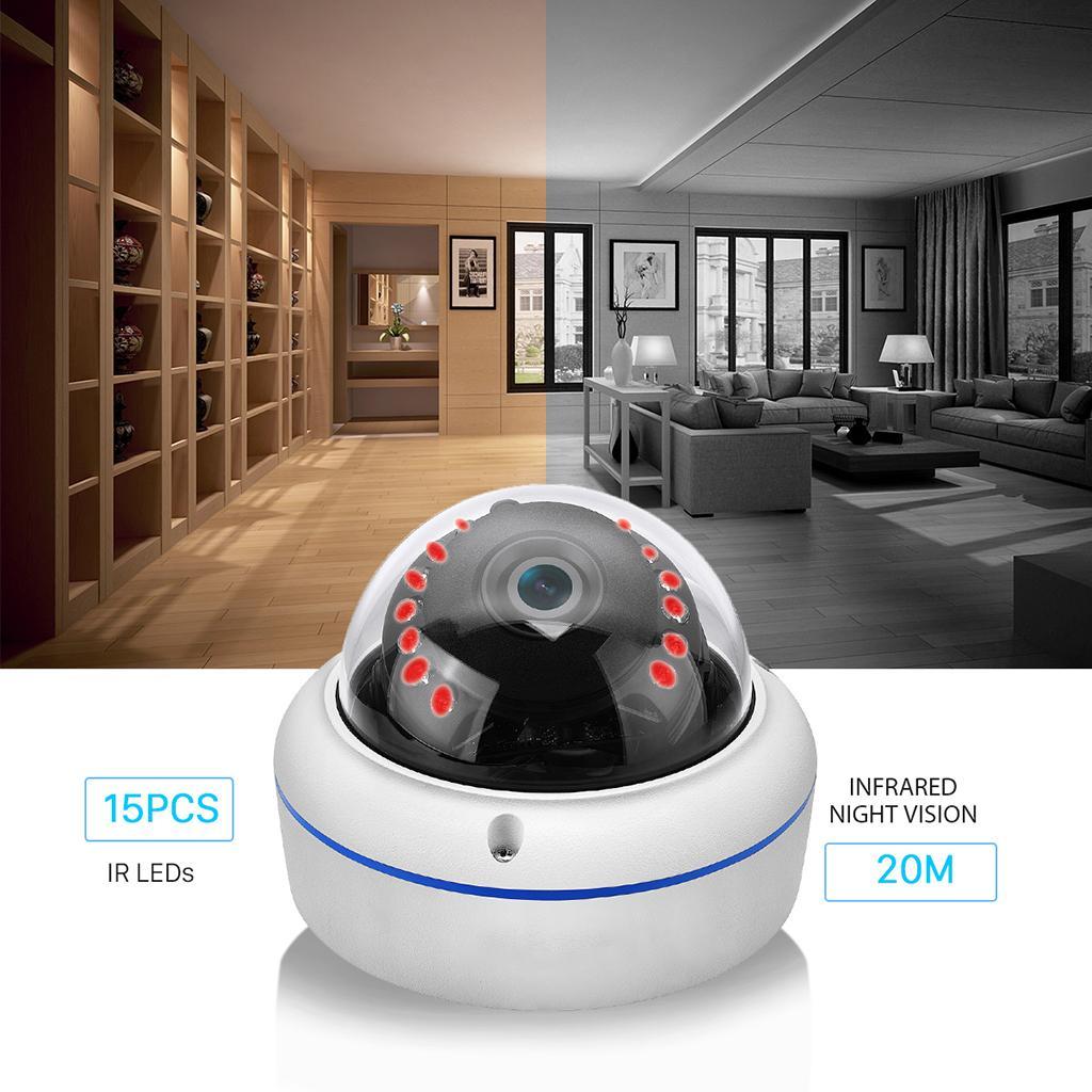 Outdoor WiFi IP IR Camera 1080P HD Dome Security PTZ Night Vision Camera