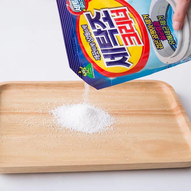 Bột Tẩy Lồng Máy Giặt Hàn Quốc Diệt Khuẩn Và Làm Sạch Lồng Máy Cửa Ngang Và Cửa Trên Hiệu Quả
