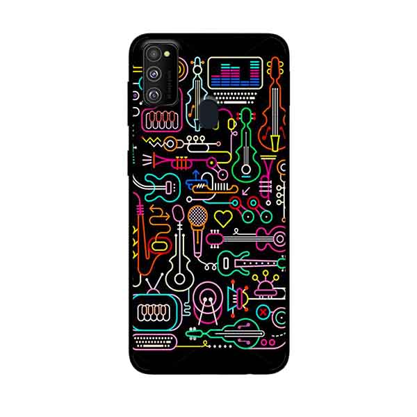 Ốp Lưng in cho Samsung Galaxy M30s Mẫu Màu Sắc 3 - Hàng Chính Hãng