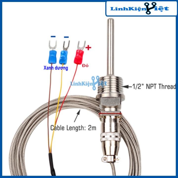 Đầu Dò Cảm Biến Nhiệt Độ PT100 WZP-187