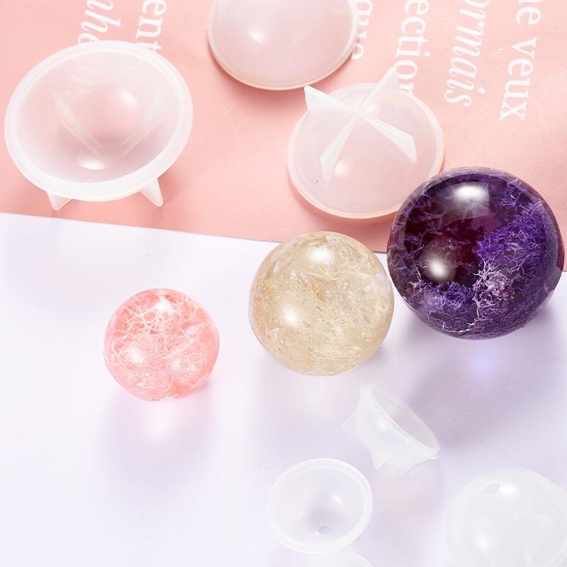 Khuôn Silicone Đúc Khối Cầu Nhiều Size - Trường Thịnh Sài Gòn