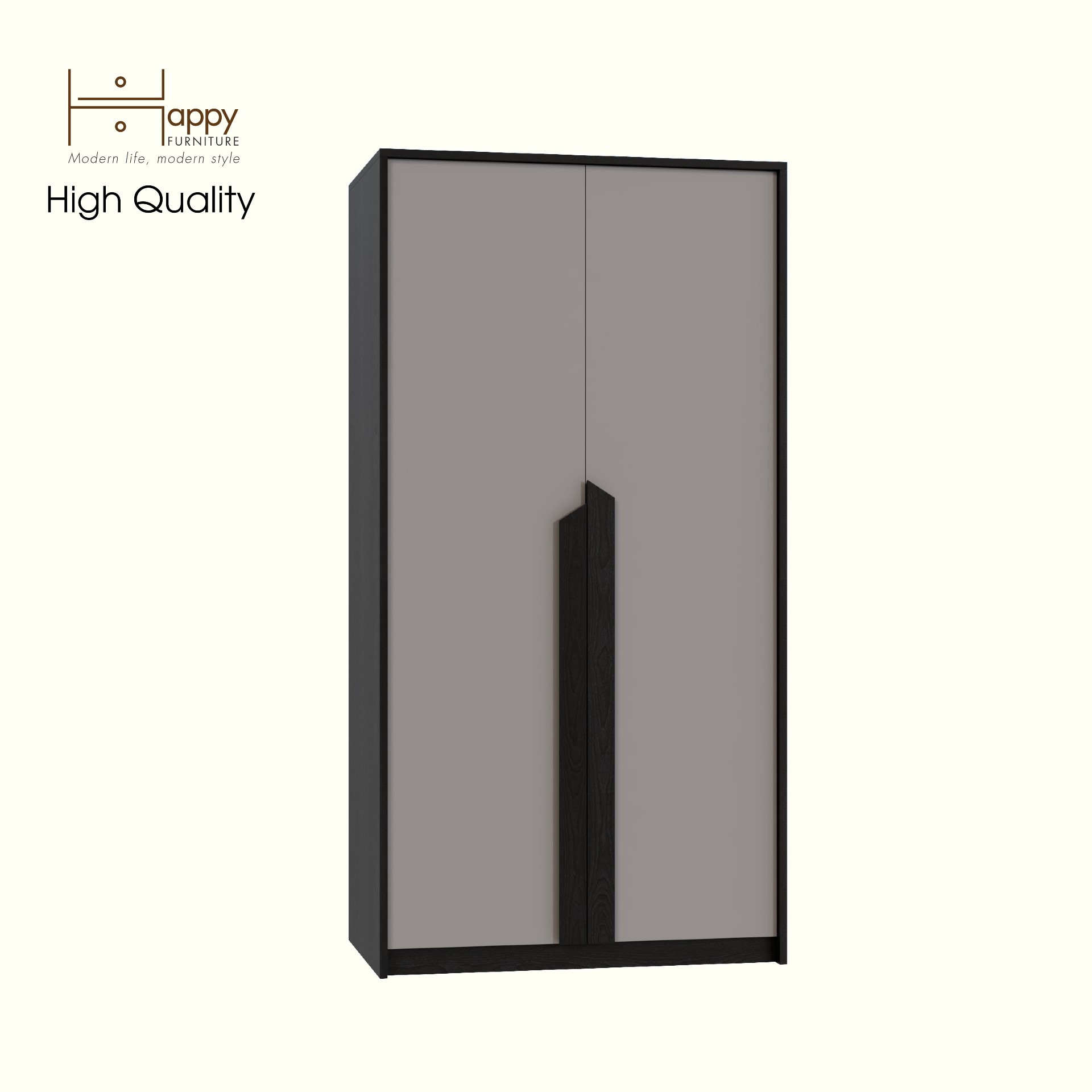 [Happy Home Furniture] PONIX, Tủ quần áo 2 cánh mở, 90cm x 54cm x 176cm ( DxRxC), TCM_113