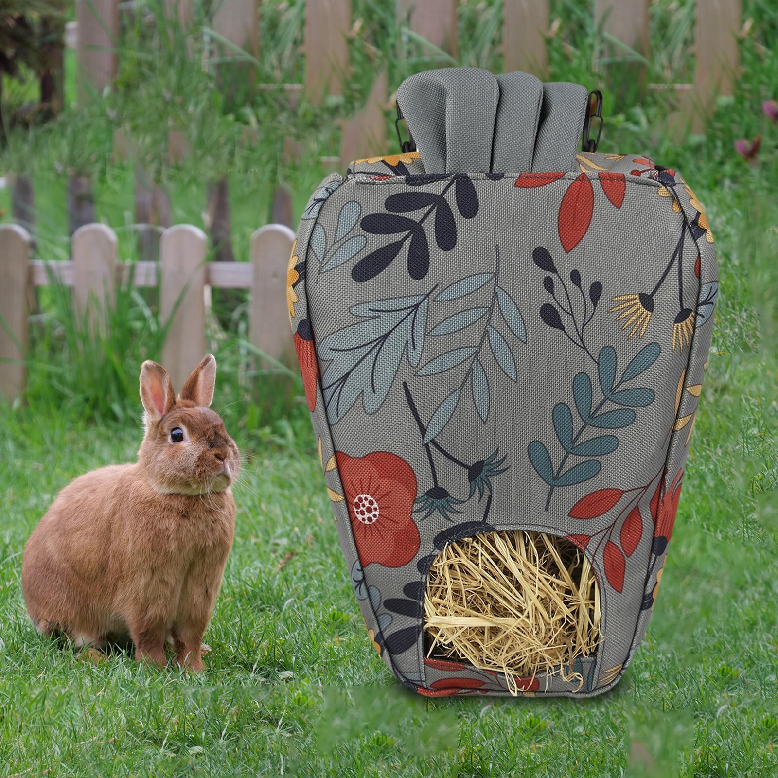 Hay Bag Durable Guinea Pig Hay Feeder for Small Animals Chinchilla Rabbit