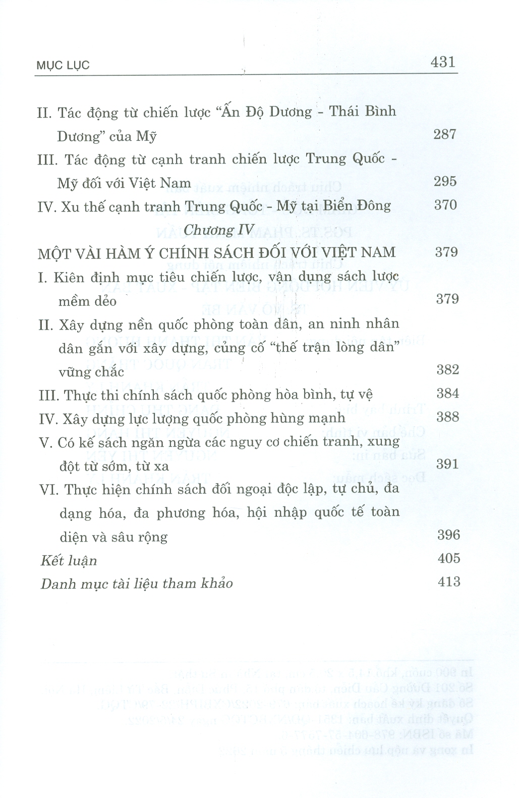 VIỆT NAM Trước Cạnh Tranh Chiến Lược Giữa Hai Nước Lớn (Sách chuyên khảo)