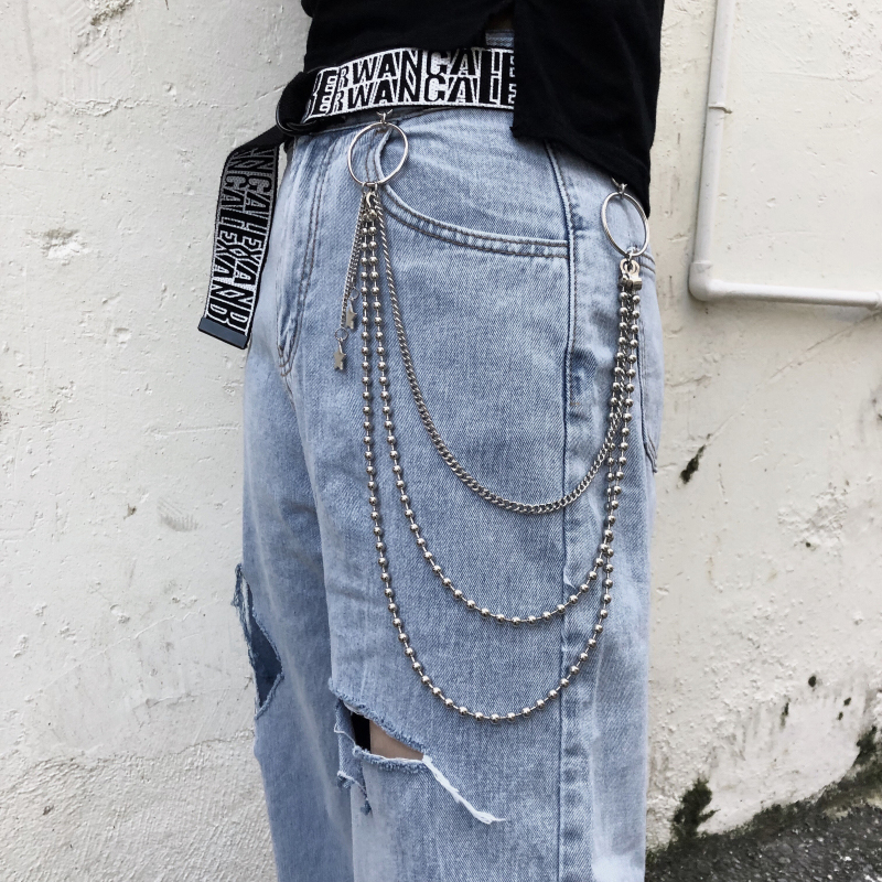 Chuỗi vòng đeo quần phong cách Harajuku đường phố hip-hop