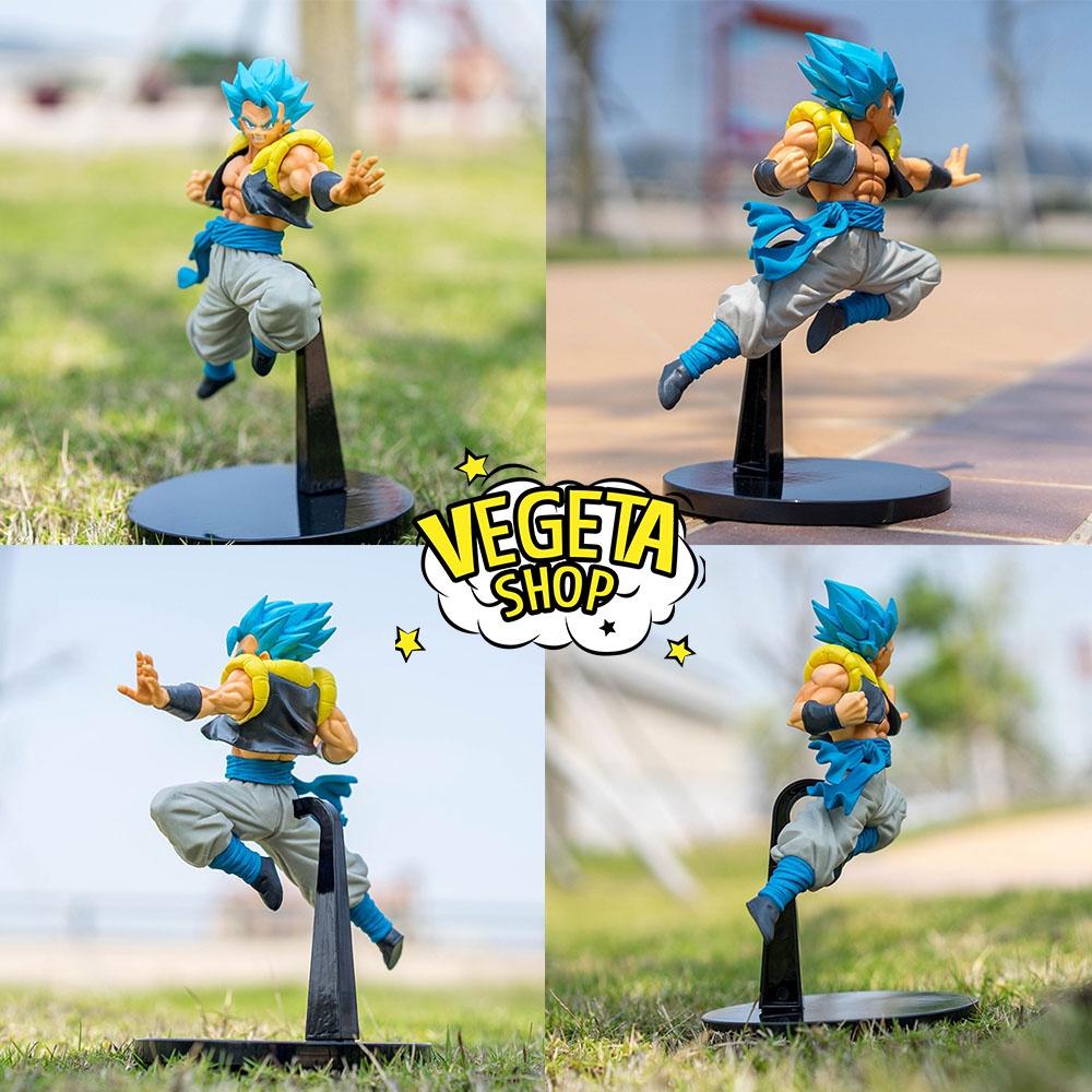 Mô hình Gogeta Dragon Ball Super - Mô hình Gogeta Super Saiyan God Blue - Gogeta tóc xanh - Cao 18-23cm