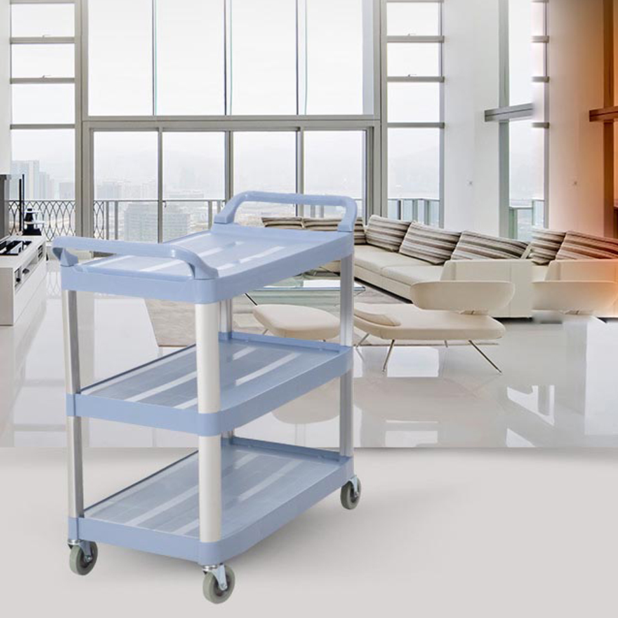 Xe đẩy thức ăn bằng nhựa 3 tầng AF08161