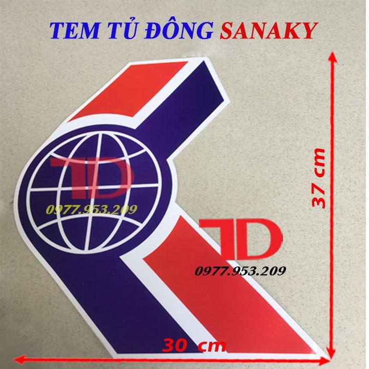 Tem dành cho tủ đông SANAKY loại đại mẫu 1