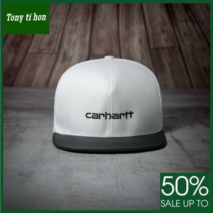 Tony tí hon - Mũ/nón kết lưỡi trai Snapback C cá tính thời trang nam nữ cao cấp màu trắng