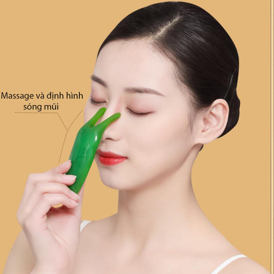 Dụng Cụ Hỗ Trợ Massage Nâng Mũi/Săn Chắc Da Mặt Ấn Huyệt Tiện Dụng-Giao Màu Ngẫu Nhiên