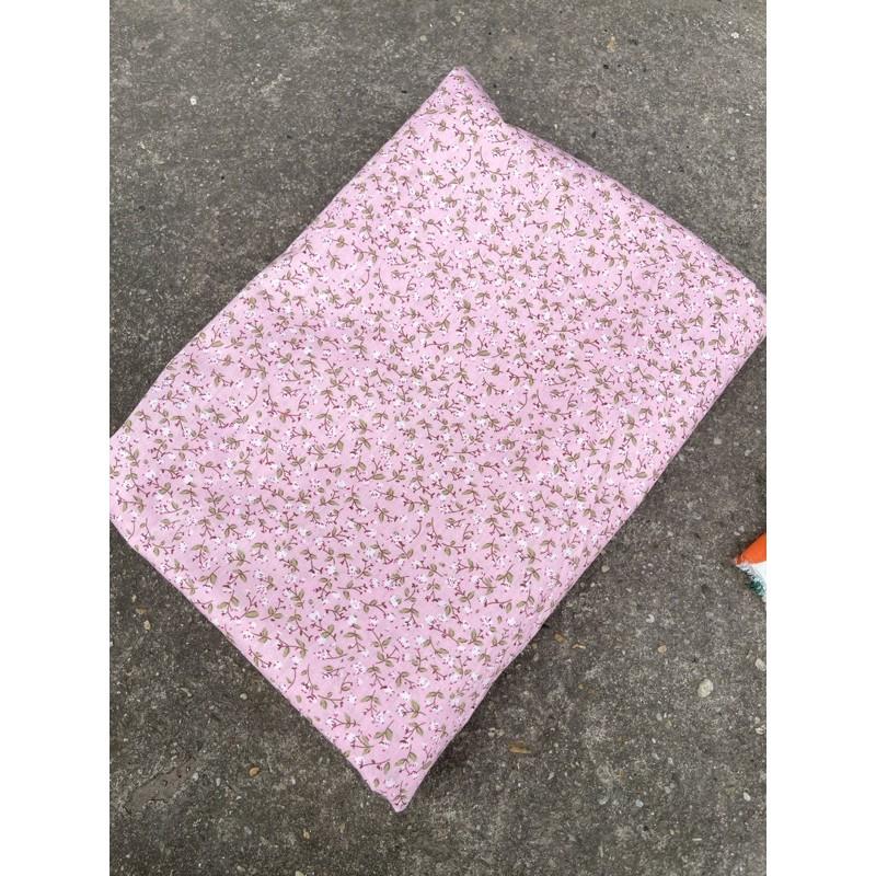 vải thô cotton mềm mát nụ hoa nhí