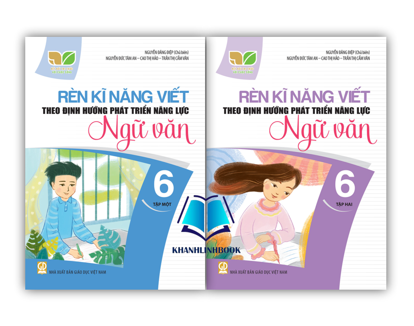 Sách - Combo Rèn kĩ năng viết theo định hướng phát triển năng lực ngữ văn 6 - tập 1 + 2
