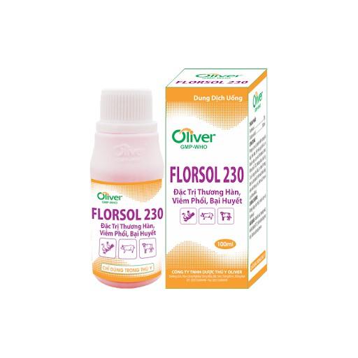 Florsol 230, Phòng và trị khò khè, toi, hen cho gà, vịt, chim cảnh. 10ml