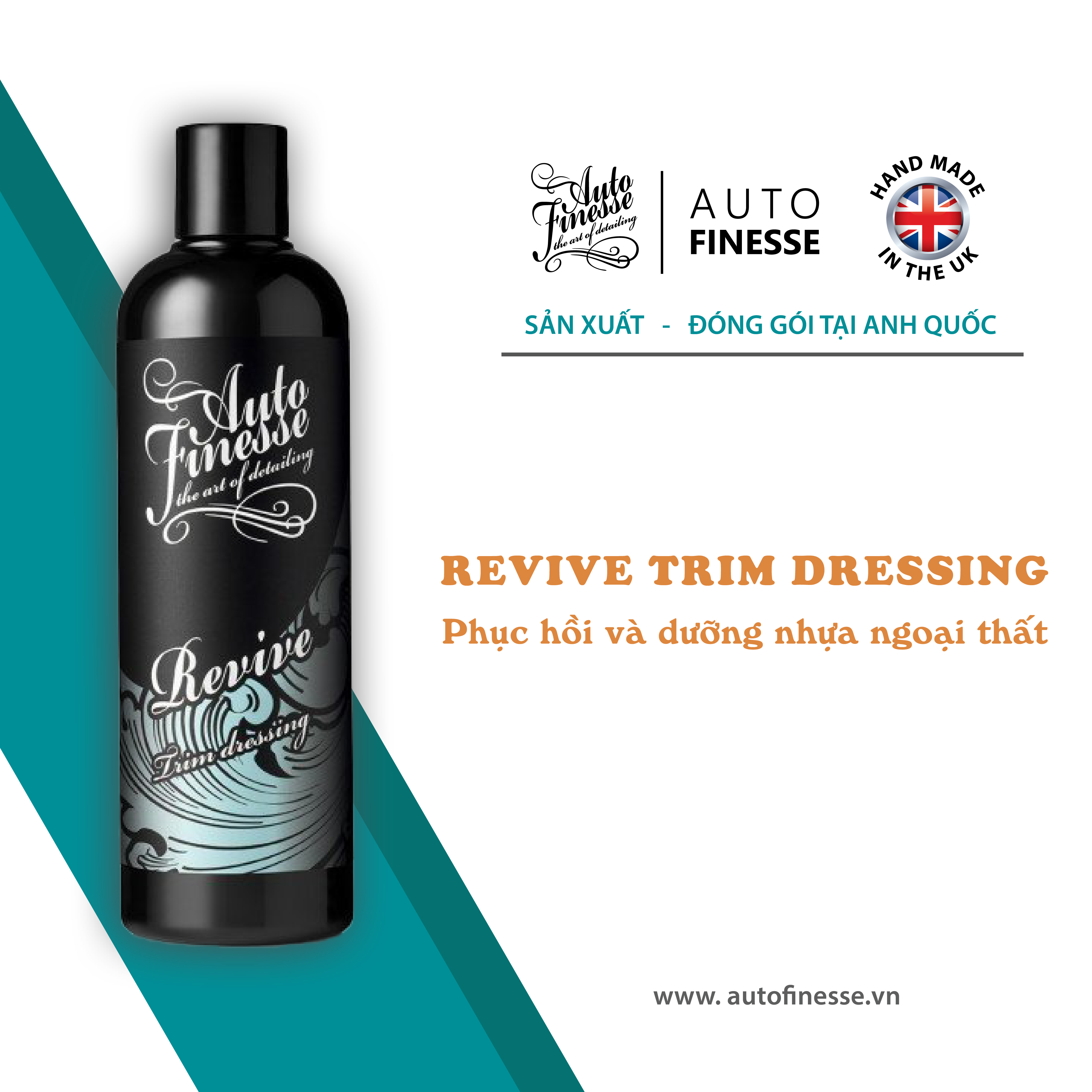 PHỤC HỒI & BẢO VỆ NHỰA RON CAO SU REVIVE AUTO FINESSE