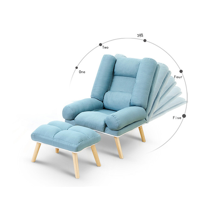 Ghế Thư Giãn, Ghế sofa nệm thư giãn, ghế ngồi ban công, ghế nằm đọc sách xem phim, ghế tựa lưng, ghế tựa lưng GHR008 (giao màu ngẫu nhiên)