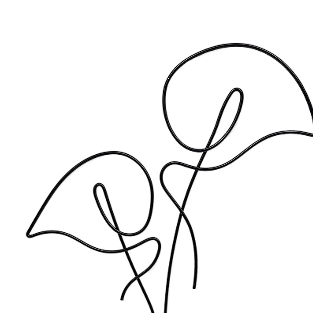 Metal Flower Wall Art Sculpture Decoration Indoor Wall Decor