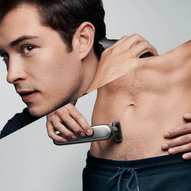 Tông đơ cắt tóc đa năng Braun 10 in 1 | kèmđầu cạo, tỉa râu & lông mũi