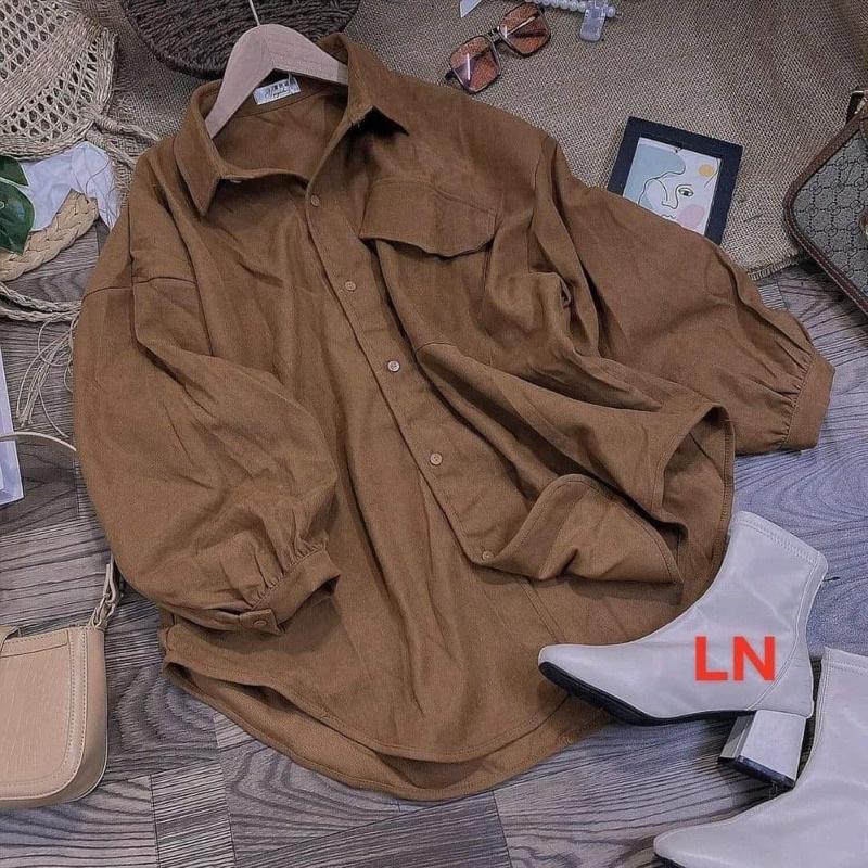 Áo sơ mi thụng tay bồng DA6