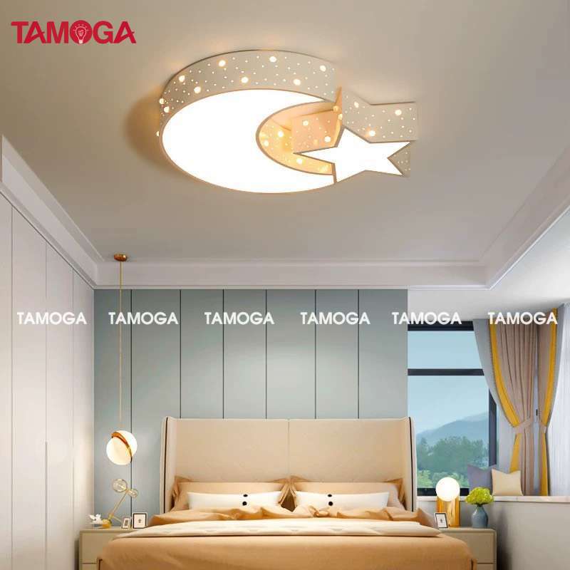 Đèn trần trang trí hình trăng sao TAMOGA RUBYS 8324+ Tặng kèm khiển
