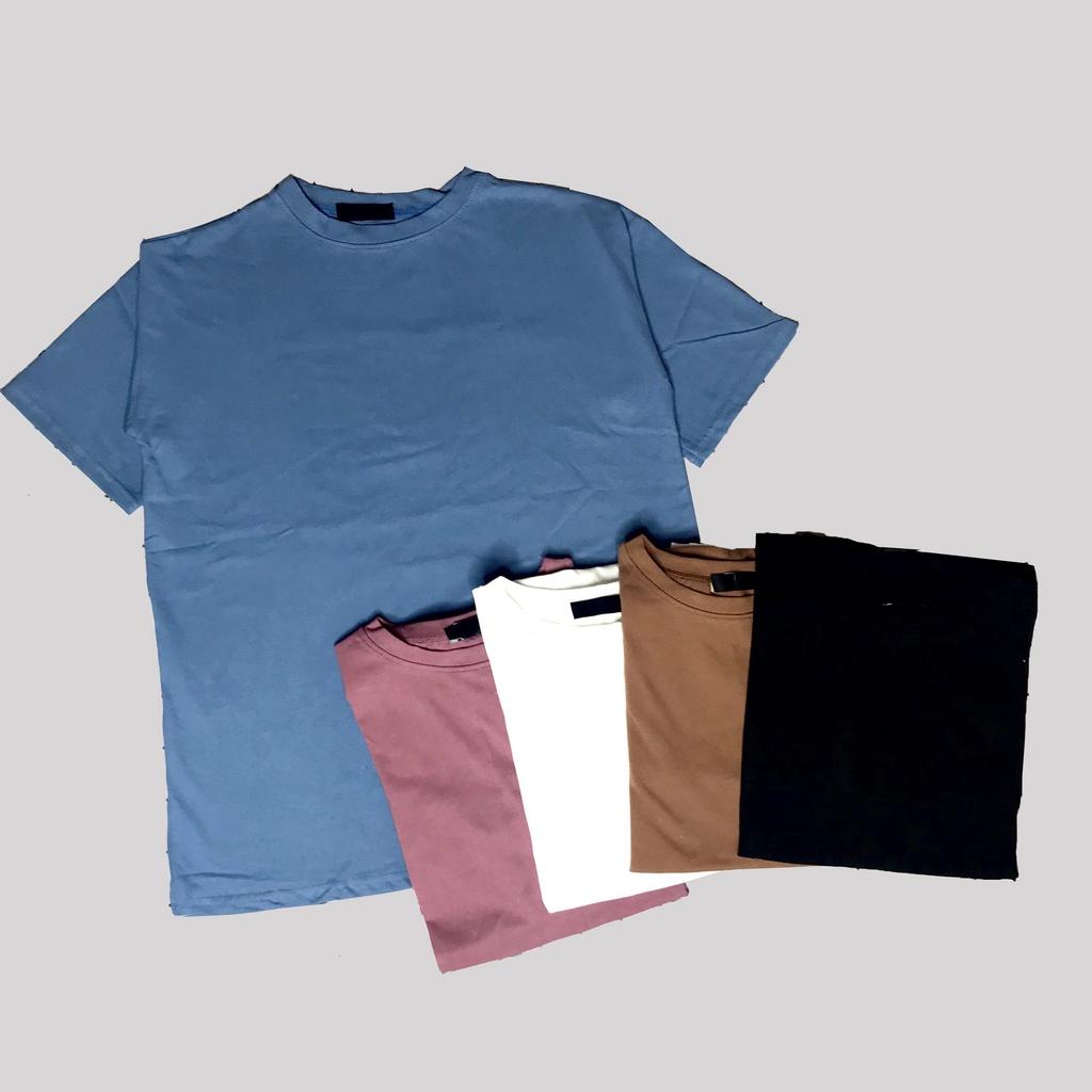 Áo thun phông trơn tay lỡ Minzu unisex nam nữ form rộng dáng dài oversize ATMZ03