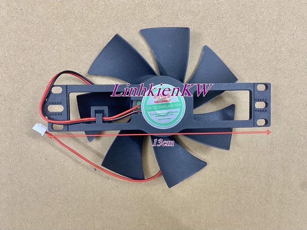 Quạt bếp từ 18VDC mới sải cánh 11cm ! .