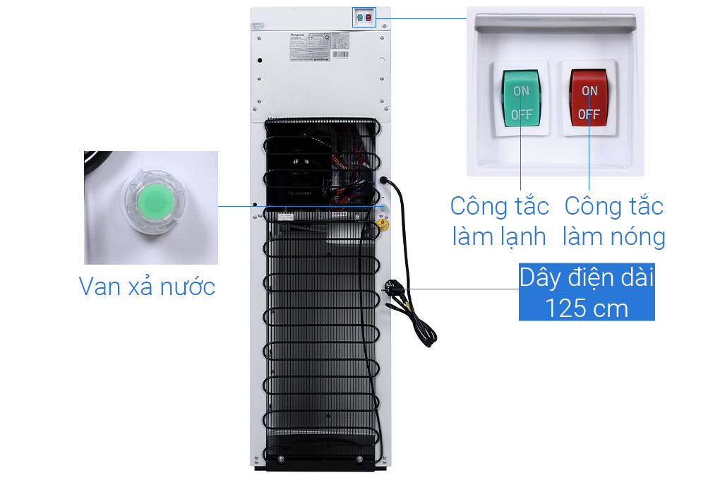 Cây nước nóng lạnh 2 vòi Kangaroo KG49A3 - Hàng chính hãng