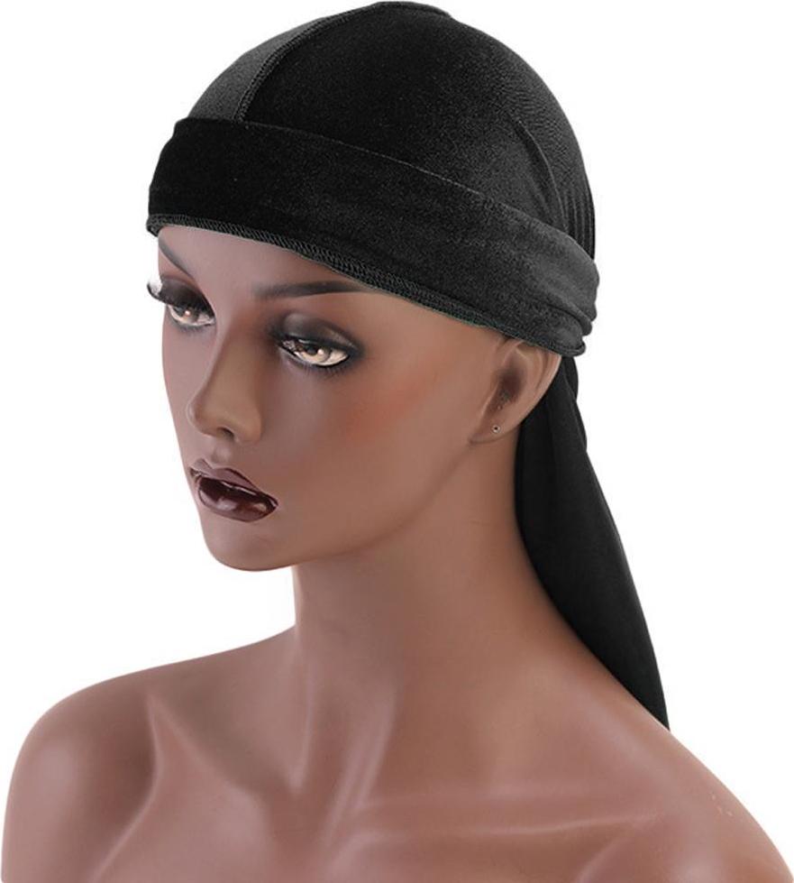 Đàn ông Lady Velvet Bandana Durag Mũ Nón Silk Cap Mũ Mũ