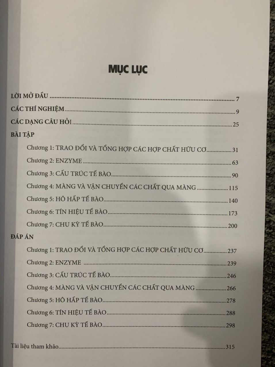 Sinh học tế bào ( Bài tập chuyên đề) Tái bản lần 1