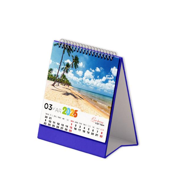 Lịch Bàn Chữ A 2026 - Quế Hương Việt Nam