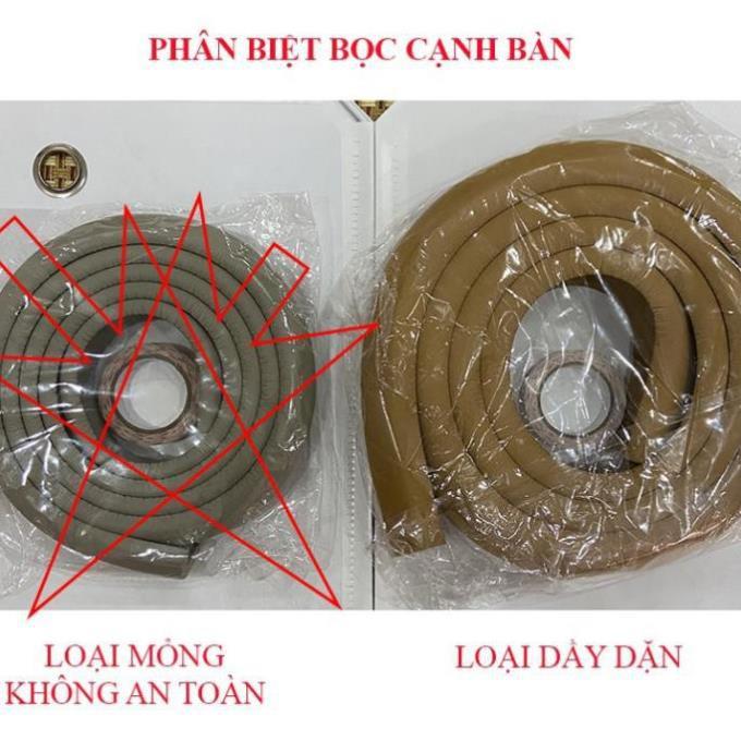 Ốp bọc góc bàn loại dày an toàn cho bé