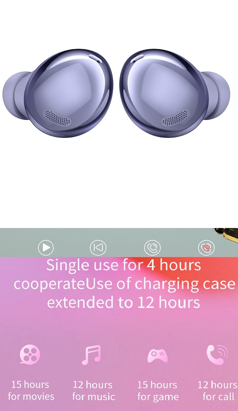 Tai nghe Bluetooth Bluetoshita Galaxy Buds 2 True Wireless Earbuds cảm ứng vân tay với âm thanh vòm chống ồn dành cho smartphones JBE891 - Hàng Chính Hãng