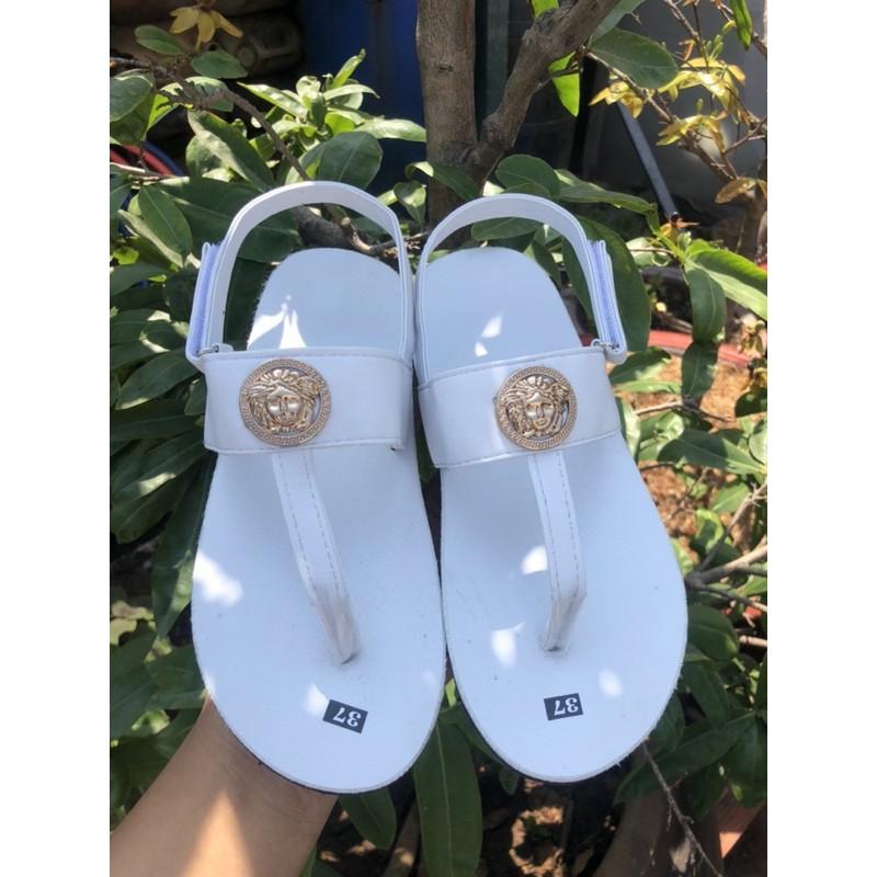 Sandals nữ ( đế trắng quai hậu trắng ) size từ 35 nữ đến 40 nữ