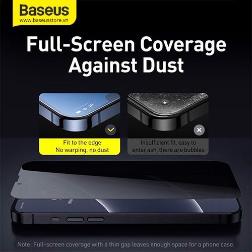 Kính cường lực 6 lớp dùng cho iP 13 Series Baseus Full-Glass Tempered Glass Film