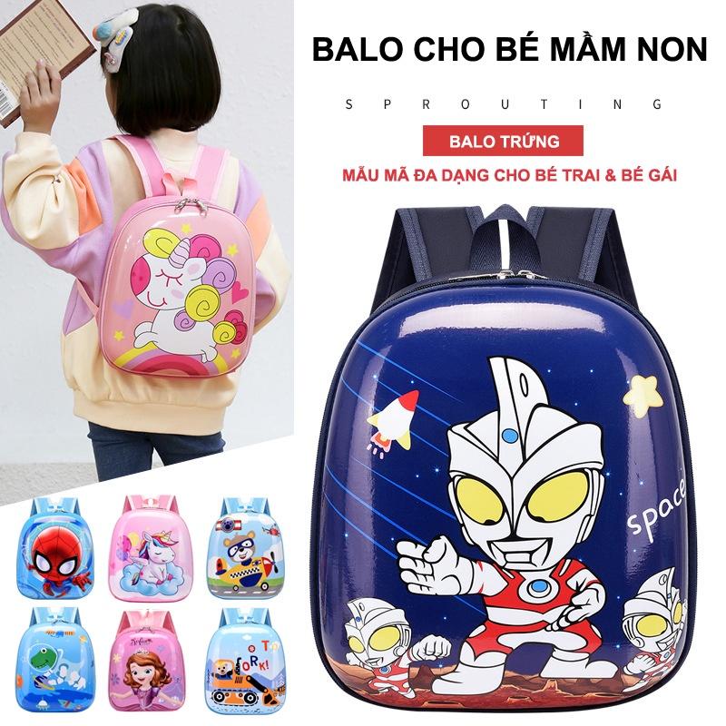 Balo trẻ em từ 1-6 tuổi balo cho bé mầm non họa tiết hoạt hình chống thấm nước chất liệu an toàn cho bé PK91