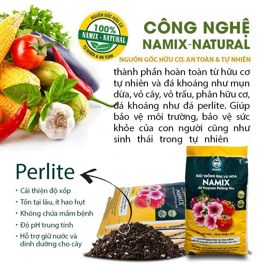 Đất sạch trồng cây Namix túi 5dm3 (5L)