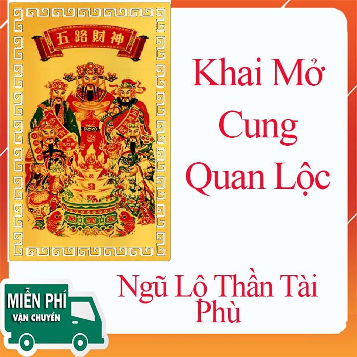 Ngũ Lộ Thần Tài Phù Kim Bài Thần Tài Đã Trì Chú Mang Tài Lộc Và Sự Thịnh Vượng Đến Mọi Người