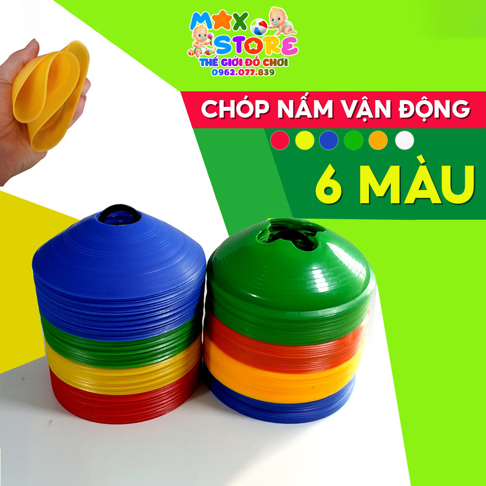 Set Chóp lùn  chóp nấm cho trẻ vận động bật nhảy đường kính lớn - Màu Ngẫu Nhiên