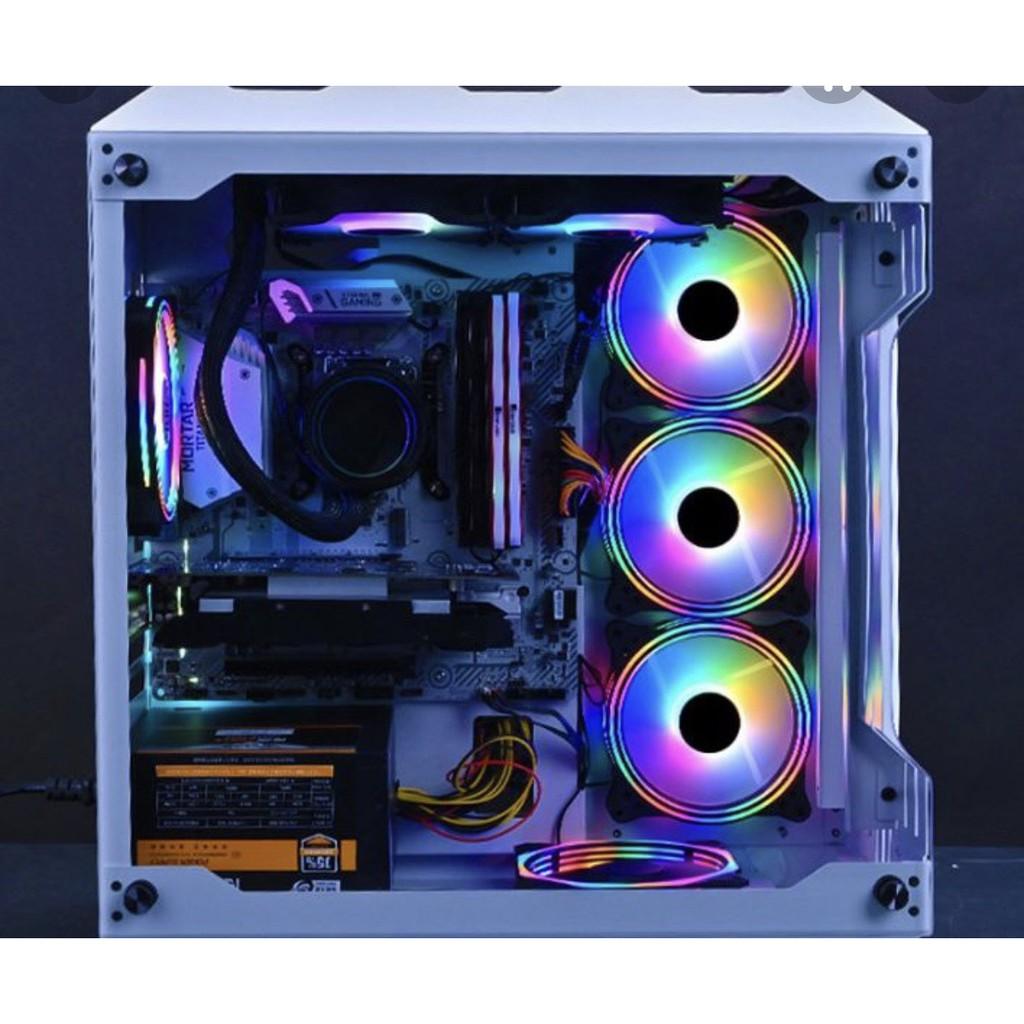 Fan Case Coolmoon M1.1 Led đẹp - Không Cần Hub