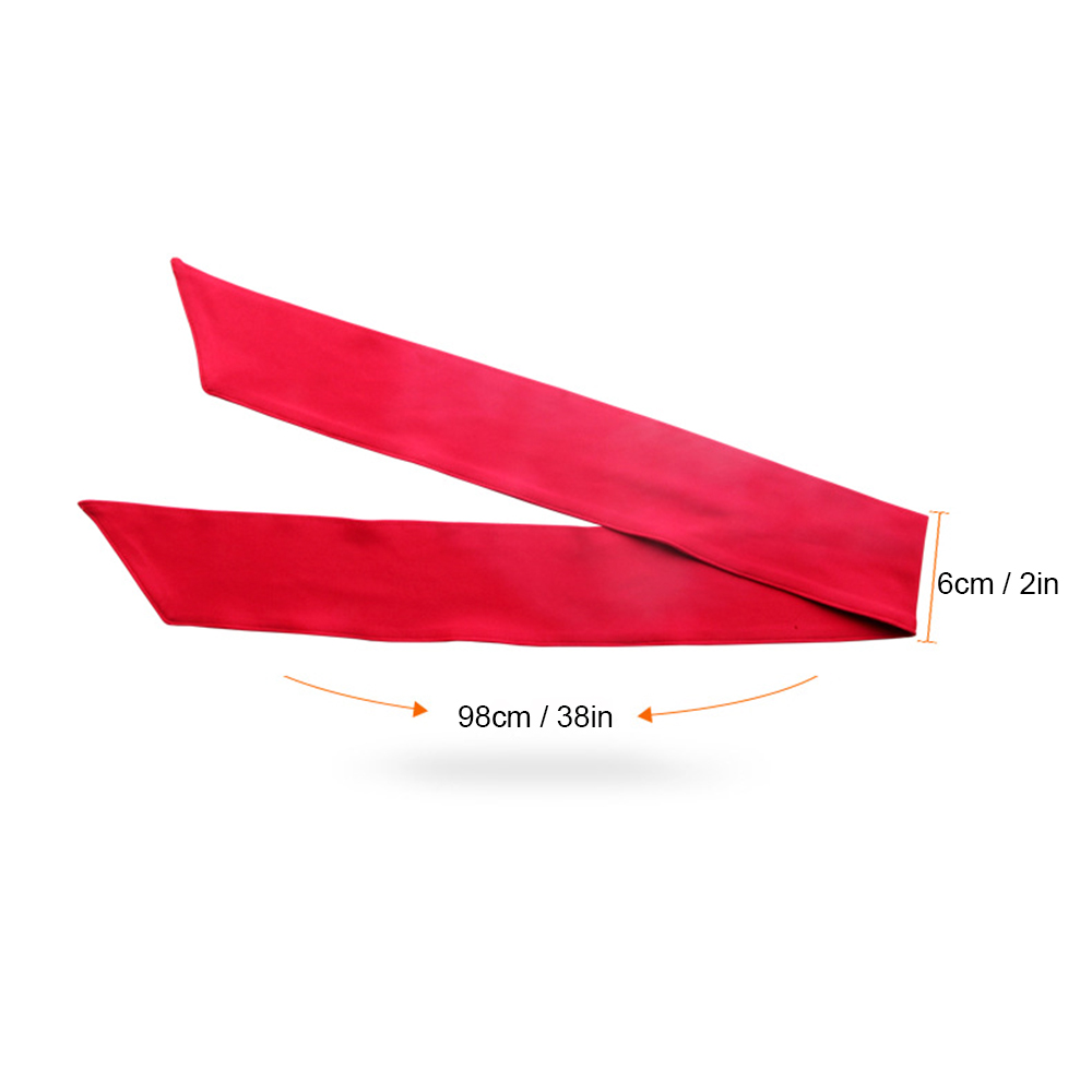 Băng đô thể thao Nam Làm bằng polyester, thấm hút và nhanh khô dài 38in có thể điều chỉnh