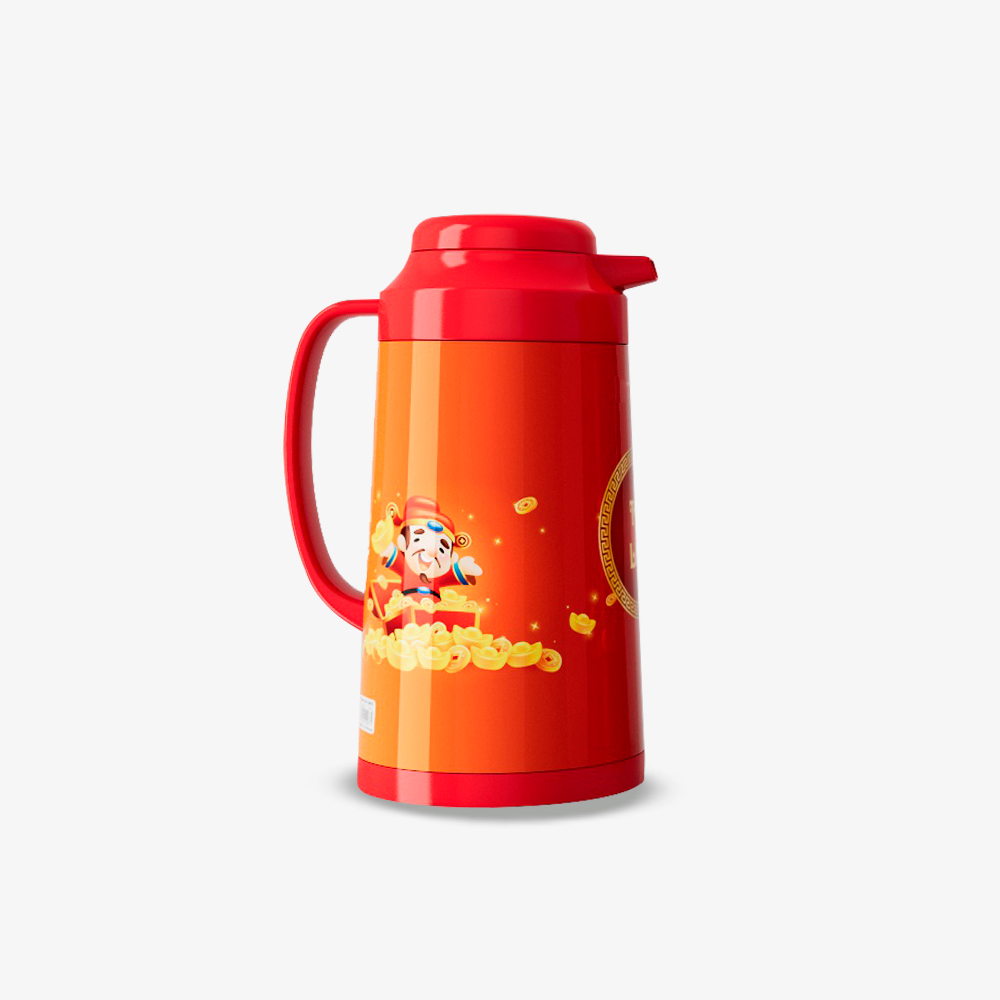 Phích tết đựng nước 1 lít năm 2025 Model: RD-1040 TS4.E, bình thủy Rạng Đông, bình giữ nhiệt quà tặng