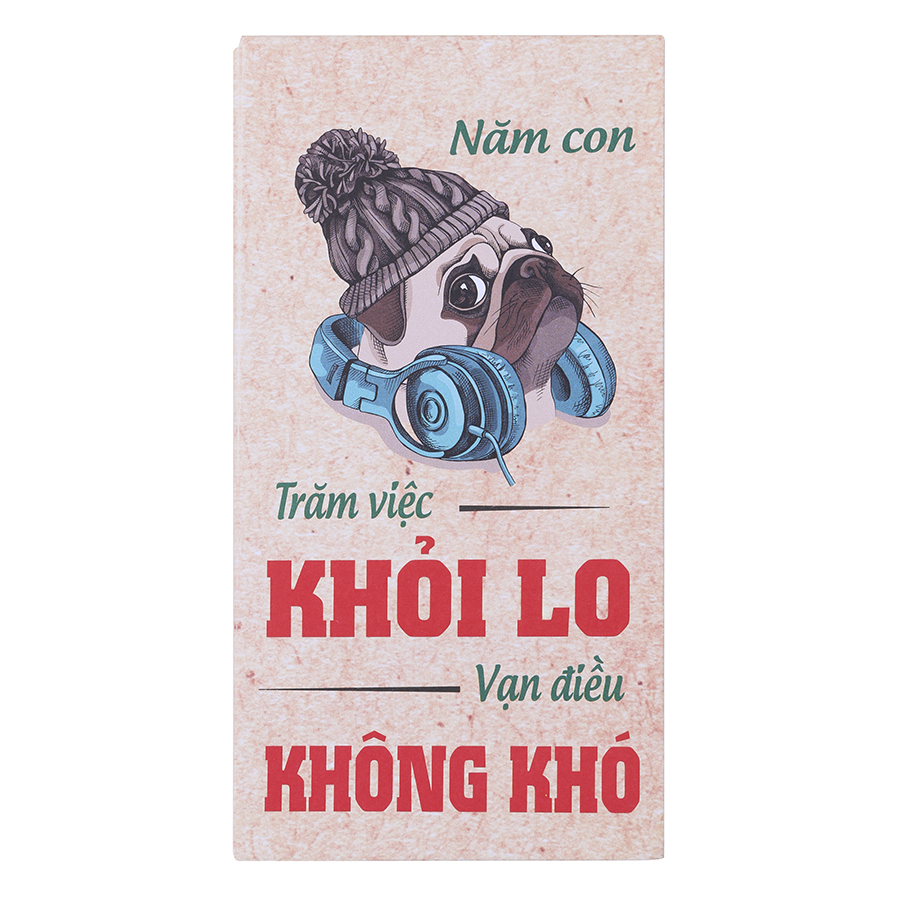 Xấp Bao Lì Xì Năm Con Chó Trăm Việc Khỏi Lo, Vạn Điều Không Khó (10 Cái / Xấp)