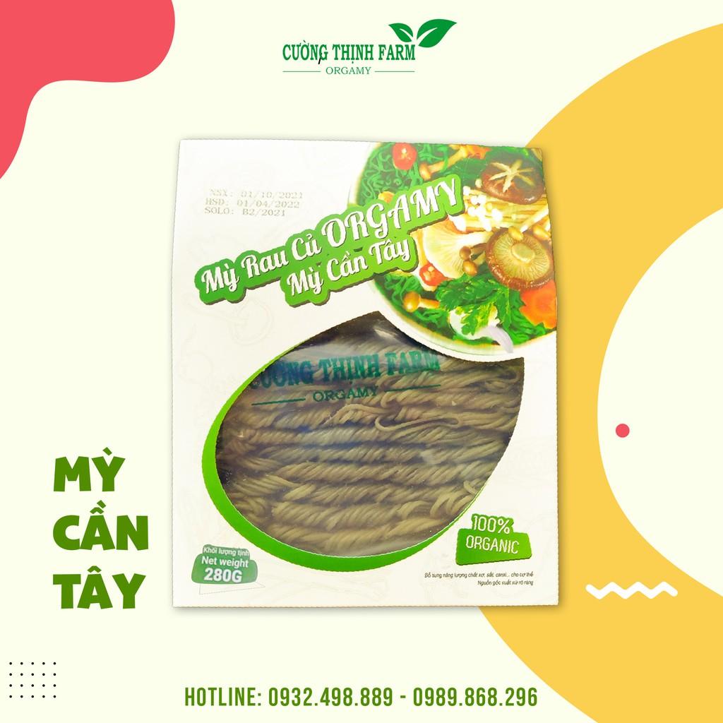 Mì Rau Củ Không Hóa Chất ORGAMY Mì Chùm Ngây Túi 280g Giảm Cân, Eat Clean, Ăn Chay