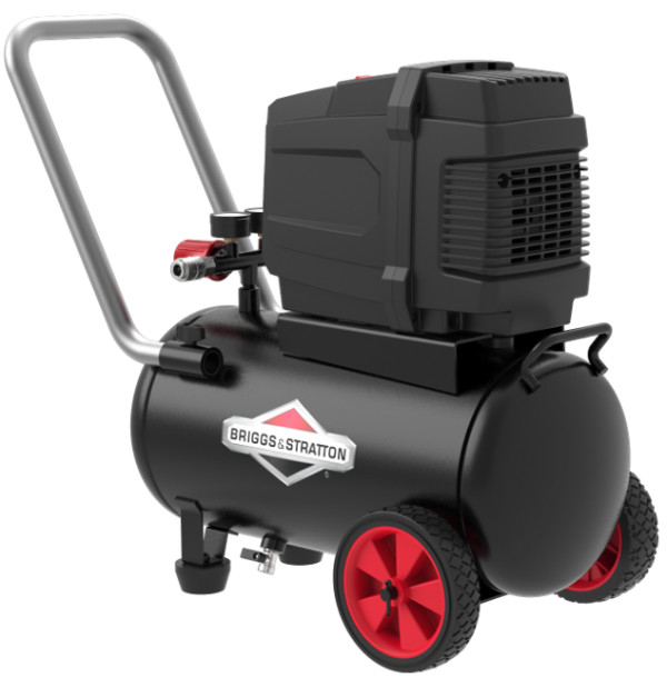 Máy nén khí không dầu hiệu B/S- BRIGGS &amp; STRATTON USA bình chứa 50L công suất 2.0HP  MODEL 0205081- Hàng chính hãng