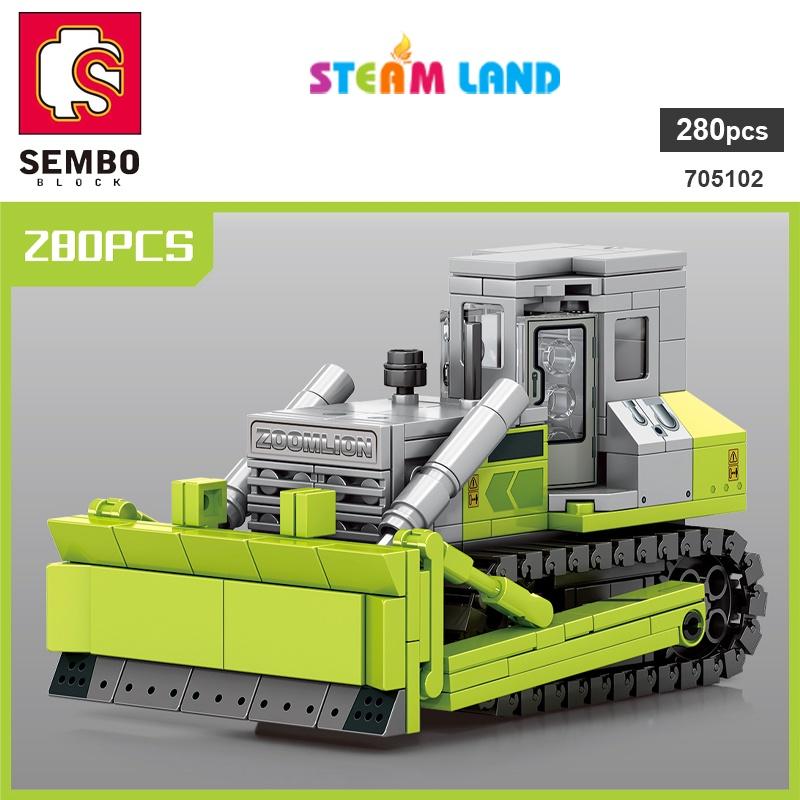Đồ Chơi Lắp Ráp Máy Ủi Xây Dựng– SEMBO 705102