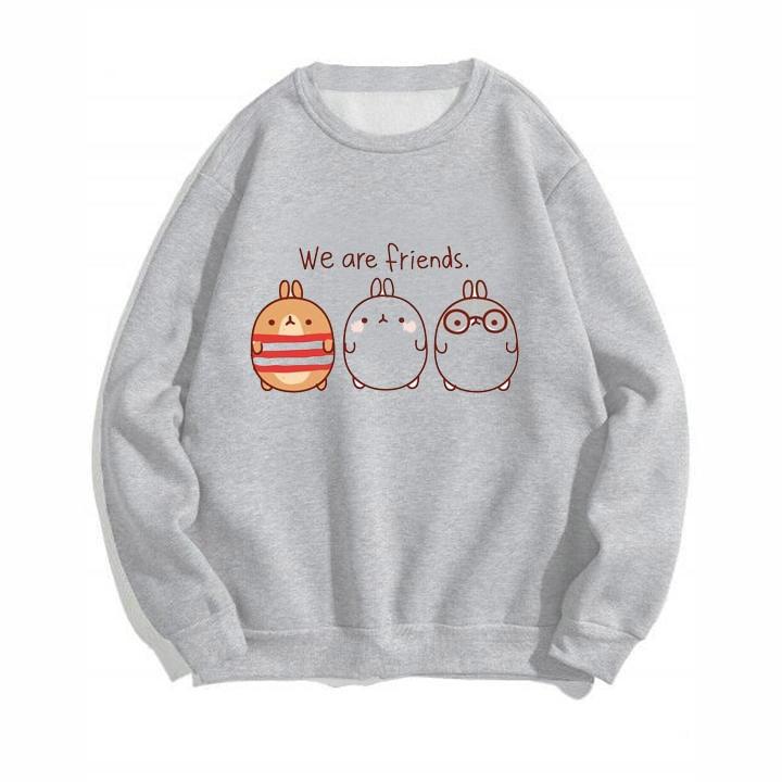 ÁO SWEATER NỮ IN WE ARE FIRENDS (NHIỀU MÀU
