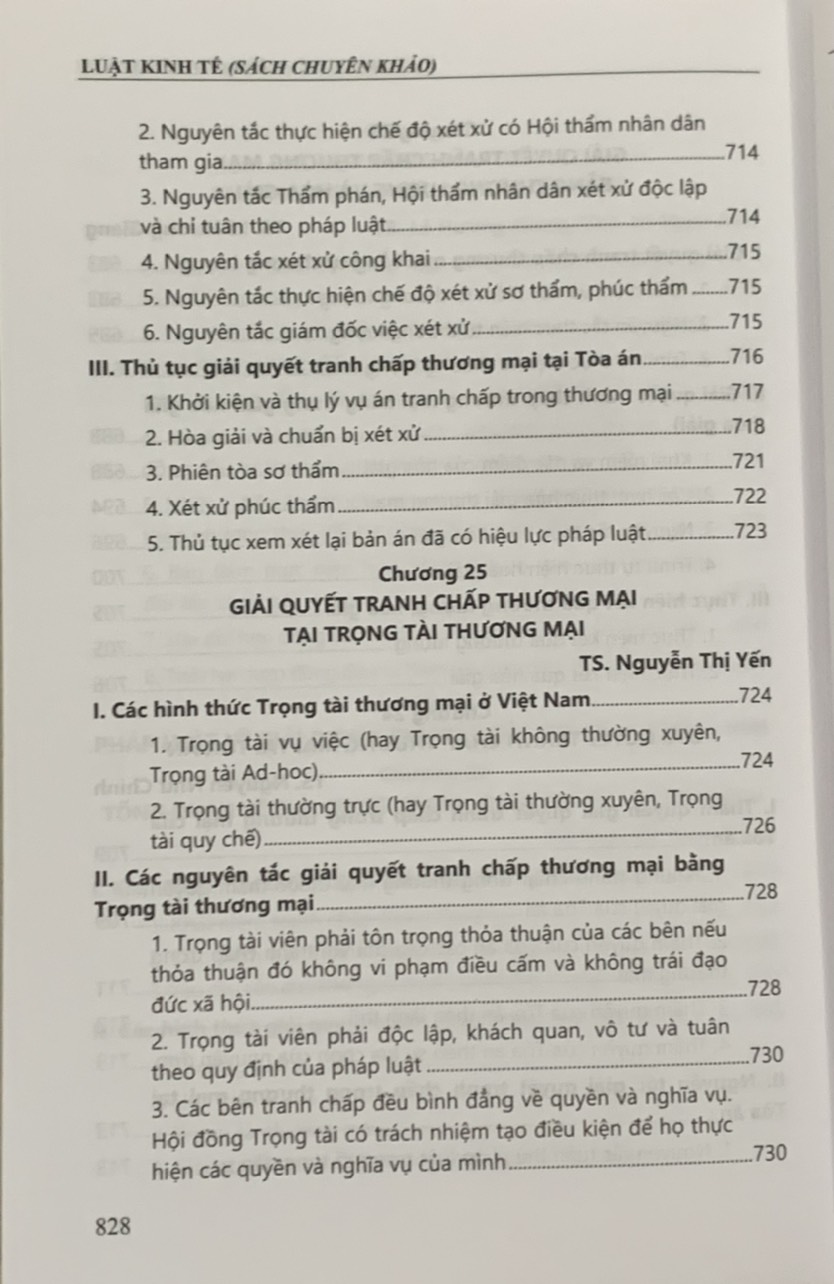 Luật kinh tế chuyên khảo