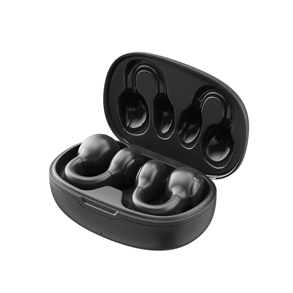 Mới TWS Earcuffs Tai Dẫn Truyền Xương Tai Bông Tai Không Dây Bluetooth 5.3 Tai Nghe Thể Thao Tai Nghe Nhét Tai Cho Điện Thoại