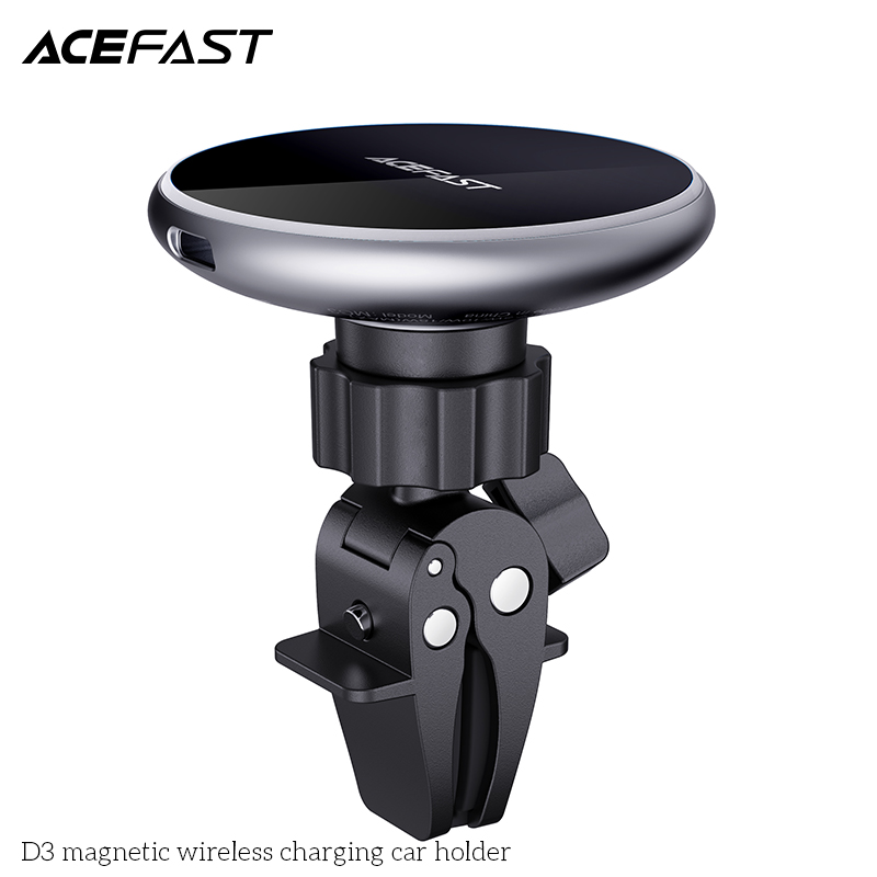 Giá đỡ sạc nhanh không dây từ tính trên ô tô 15W Acefast - D3 Hàng chính hãng Acefast