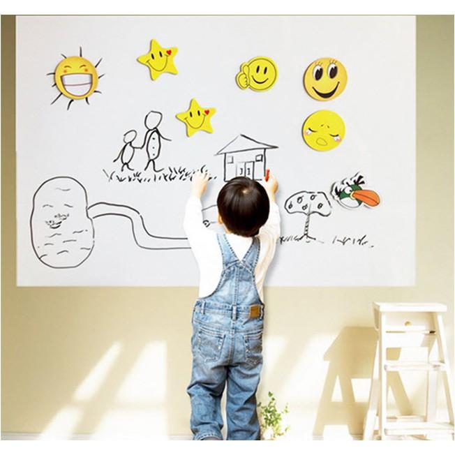 Decal Bảng Trắng Viết Bằng Bút Lông - Nhiều Size