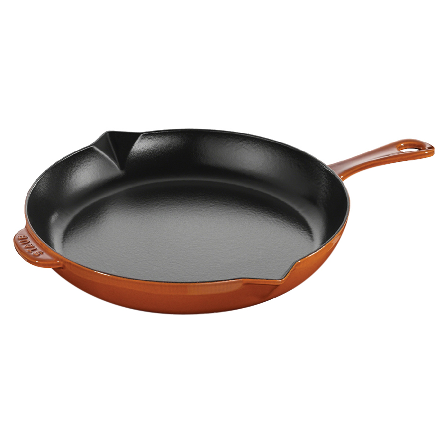 Chảo Gang Tròn Staub 30cm – Màu Quế